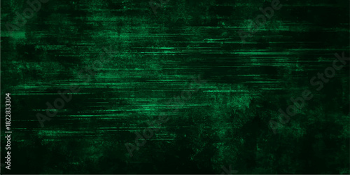 Futuristic green binary code on a digital technology background with a grunge texture and light pattern for a computer science concept illustration