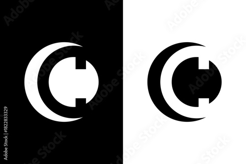 Abstract Monogram CC Logo Variations Design