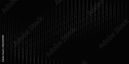Sleek black background with vertical stripes. The black background has a subtle textured pattern, enhancing its modern, elegant black style. Digital background vector. Black background.