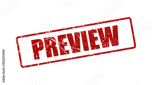 Preview stamp with grunge texture