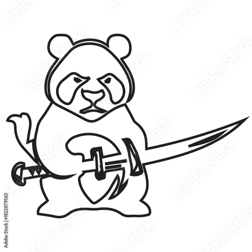 Kung Fu Panda with Sword