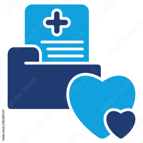 Umanity Leave Flat Blue Icon