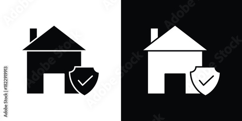Home insurance icon Isolated. icon for logo, graphic design and more.