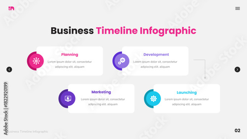 Business Timeline Infographic