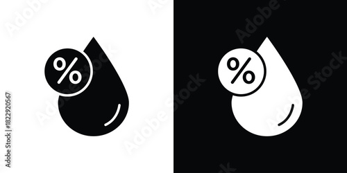 Humidity icon Isolated. icon for logo, graphic design and more.