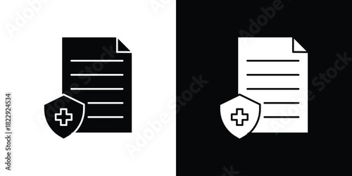 Medical insurance icon Isolated. icon for logo, graphic design and more.