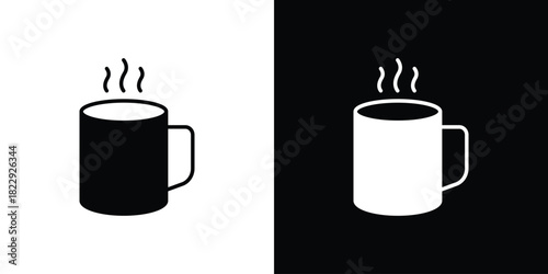 Mug icon Isolated. icon for logo, graphic design and more.