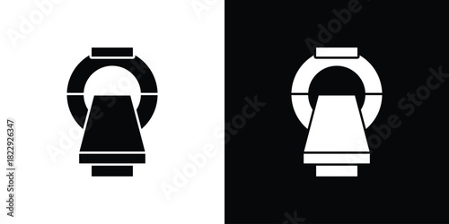 MRI icon Isolated. icon for logo, graphic design and more.