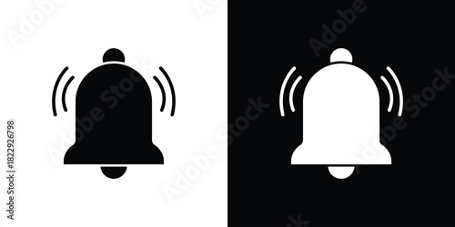 Notification bell icon Isolated. icon for logo, graphic design and more.