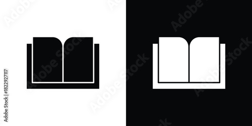 open book icon Isolated. icon for logo, graphic design and more.