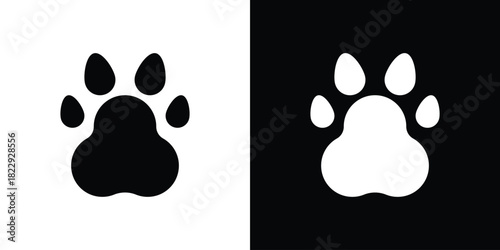 Paw icon Isolated. icon for logo, graphic design and more.