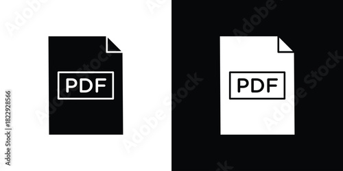 PDF file icon Isolated. icon for logo, graphic design and more.