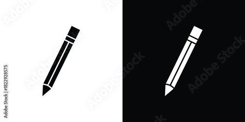 Pencil icon Isolated. icon for logo, graphic design and more.