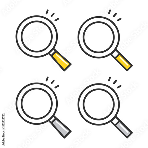 検索。アイコン。Search icon.