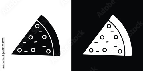 Pizza icon Isolated. icon for logo, graphic design and more.