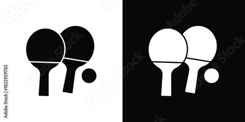 Ping pong icon Isolated. icon for logo, graphic design and more.