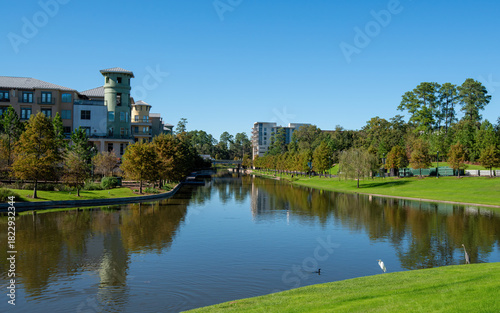 The Waterway and the surrounding area in The Woodlands, Texas