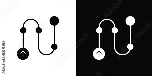 Roadmap icon Isolated. icon for logo, graphic design and more.