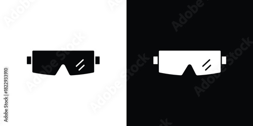 Safety goggles icon Isolated. icon for logo, graphic design and more.