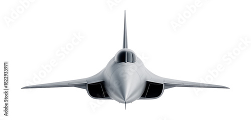 High-speed interceptor featuring a long nose cone and delta wings.