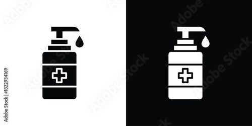 Sanitizer icon Isolated. icon for logo, graphic design and more.