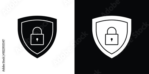 Security lock icon Isolated. icon for logo, graphic design and more.