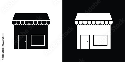 Shop icon Isolated. icon for logo, graphic design and more.