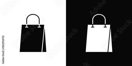 Shopping bag icon Isolated. icon for logo, graphic design and more.