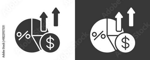 Margin Icon Set Vector Collection Isolated In Black And White