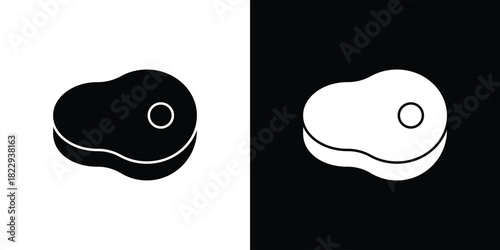 Steak icon Isolated. icon for logo, graphic design and more.