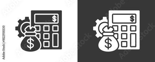 Cost Icon Set Vector Collection Isolated In Black And White