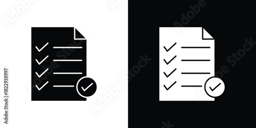 Survey icon Isolated. icon for logo, graphic design and more.