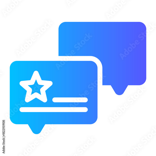 review gradient icon