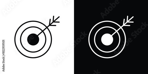 Target icon Isolated. icon for logo, graphic design and more.