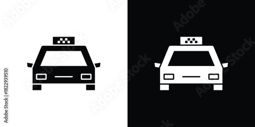 Taxi icon Isolated. icon for logo, graphic design and more.