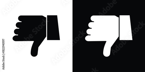 Thumbs down icon Isolated. icon for logo, graphic design and more.