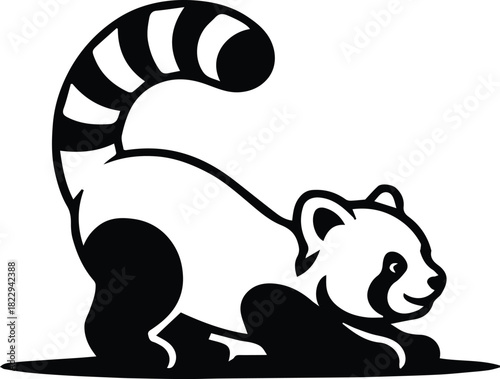 redpanda logo minimal mascot emblem for branding