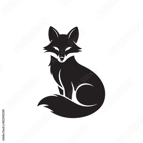 fox vector emblem mark animal icon for branding and identity