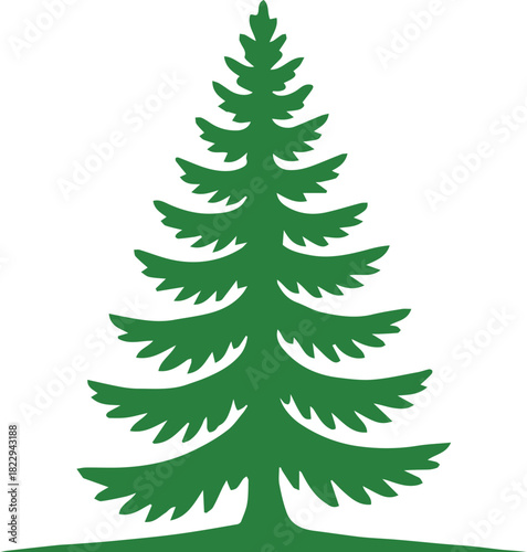 spruce badge emblem wildlife logo for outdoor brand identity packaging