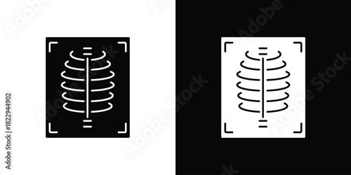 X ray icon Isolated. icon for logo, graphic design and more.