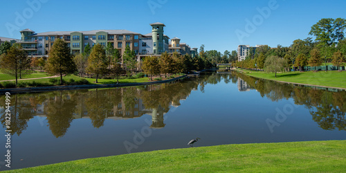 The Waterway and the surrounding area in The Woodlands, Texas