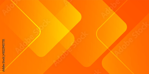 Abstract orange and yellow geometric background. gradient orange and yellow background. overlapping background.