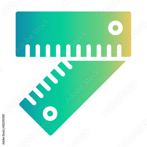 rulers Gradient icon