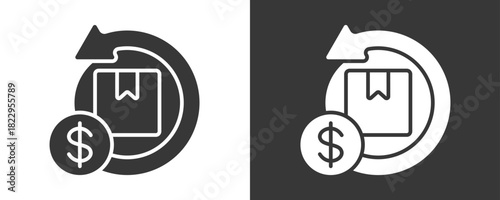 Return Icon Set Vector Collection Isolated In Black And White