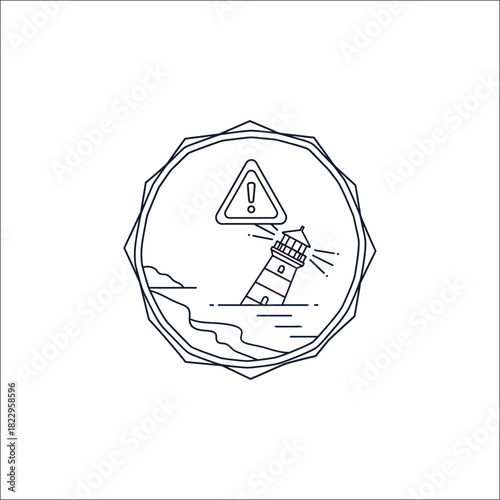 Coastal flood advisory warning banner design