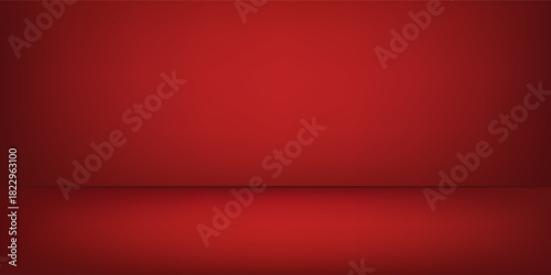 Dark abstract red background with subtle highlight effect. The spotlight creates a gradation from bright red in the center abstract