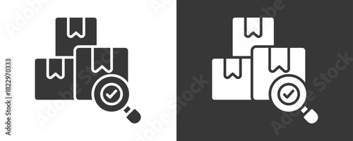Validation Icon Set Vector Collection Isolated In Black And White
