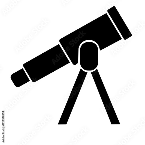 Foto telescope vector icon