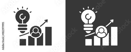 Entrepreneur Icon Set Vector Collection Isolated In Black And White