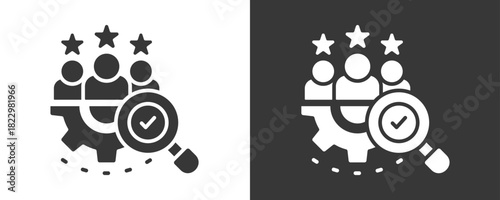 Validation Icon Set Vector Collection Isolated In Black And White
